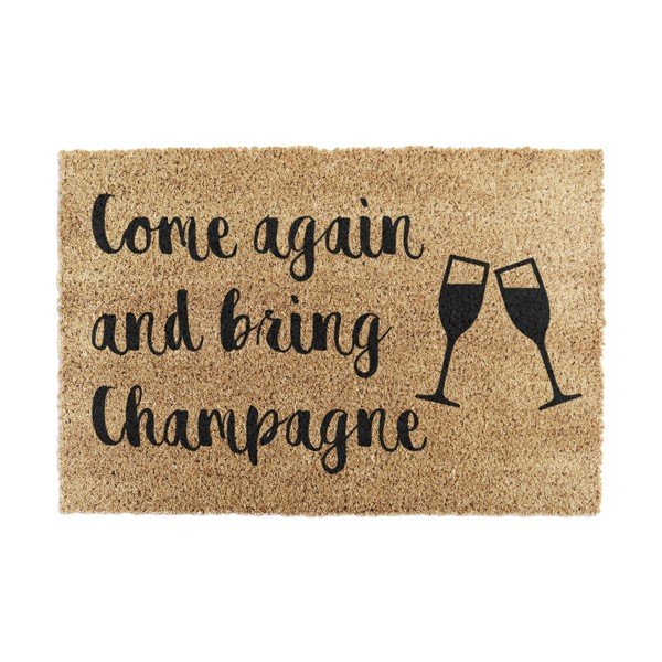 Rohožka z kokosového vlákna 40x60 cm Bring Champagne – Artsy Doormats