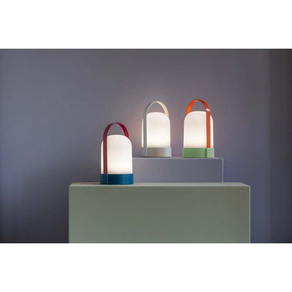 Bílá LED stmívatelná stolní lampa (výška 25 cm) Uri – Remember-image-3