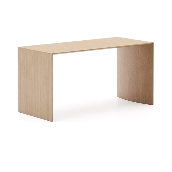 Konferenční stolek ve světle přírodní barvě v dekoru dubu 45x90 cm Litto – Kave Home