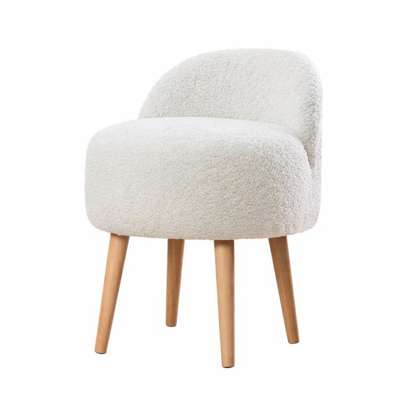 Bílý taburet Rufmee – Artie