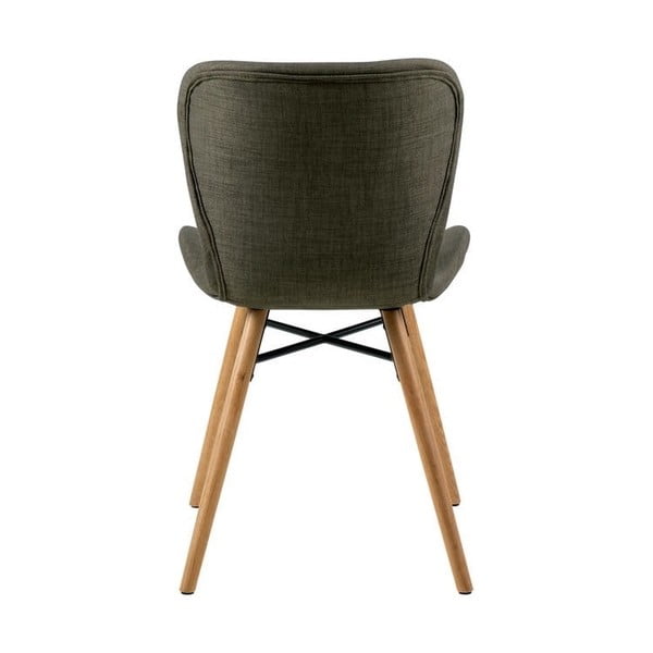 Zelené čalouněné jídelní židle v sadě 2 ks Batilda – Actona-image-3