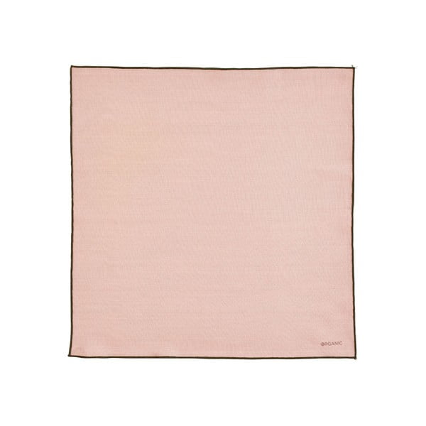 Sada 2 růžových bavlněných ubrousků Södahl Organic, 50 x 50 cm