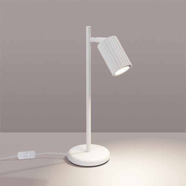 Bílá stolní lampa (výška 43 cm) Gleam – Sollux-image-2