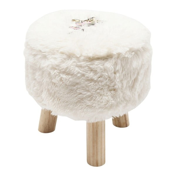 Bílá stolička Kare Design Fur