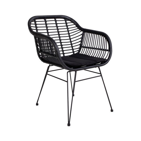 Sada 2 venkovních křesel z umělého ratanu s polštářem House Nordic Trieste-image-3