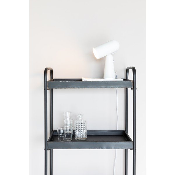 Bílá stolní lampa White Label Vesper-image-2