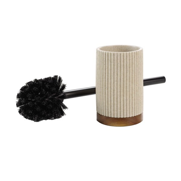 Béžová WC štětka z polyresinu Niagara – douceur d'intérieur-image-2