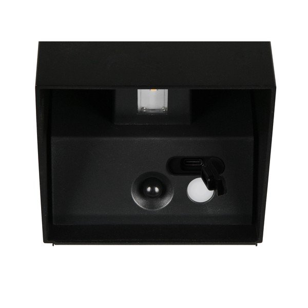 LED nástěnné venkovní svítidlo se senzorem pohybu na USB (výška 10 cm) Genie – Trio-image-4