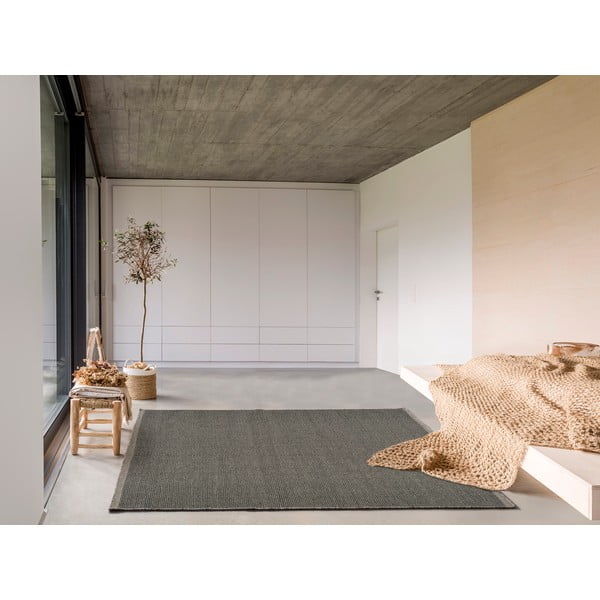 Šedý vlněný koberec Universal Kiran Liso, 80 x 150 cm-image-1