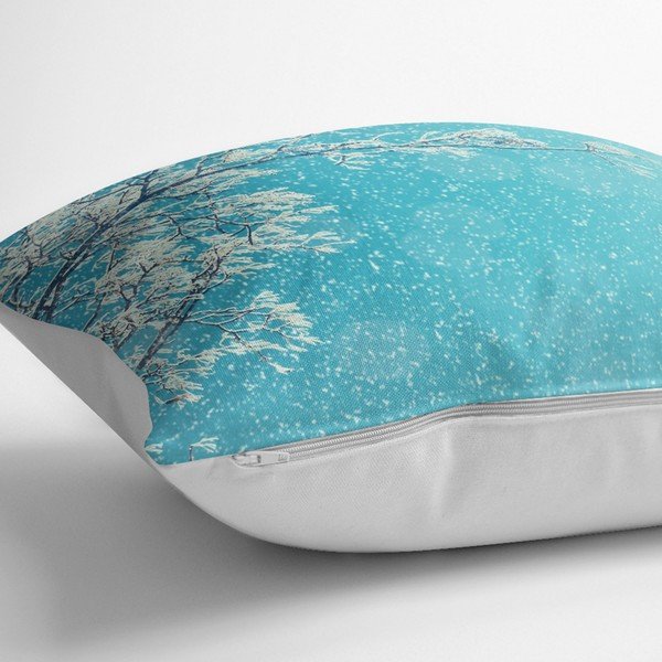 Sada 4 dekorativních povlaků na polštáře Minimalist Cushion Covers Winter Flowers, 45 x 45 cm-image-1