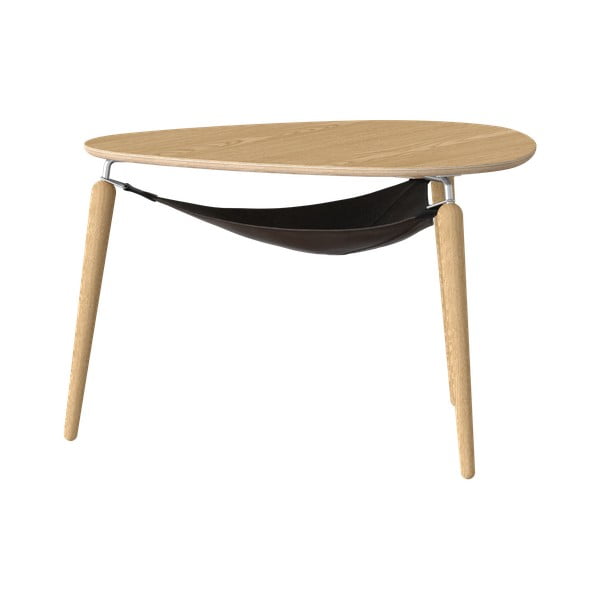 Konferenční stolek v přírodní barvě ø 80 cm Hang Out – UMAGE-image-3