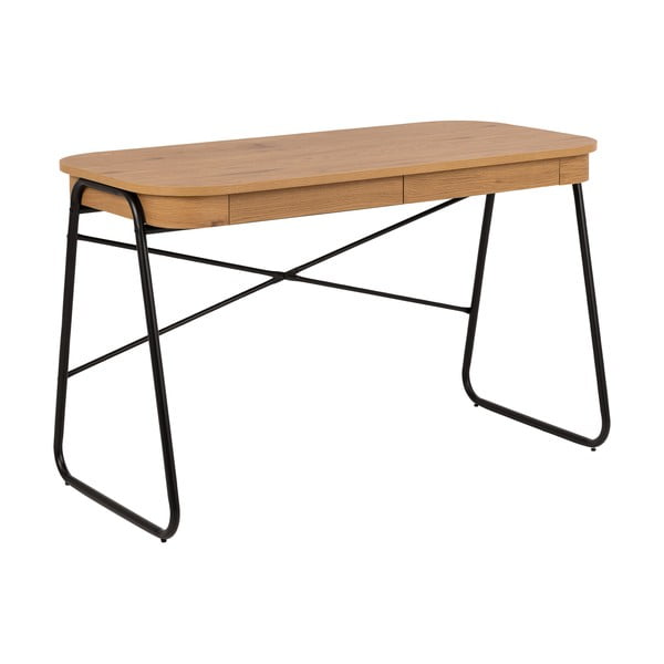 Pracovní stůl s deskou v dubovém dekoru 60x120 cm Blueton – Actona-image-4