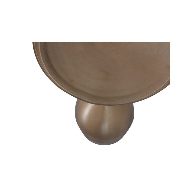 Kovový kulatý odkládací stolek 33x33 cm Cone – BePureHome-image-2