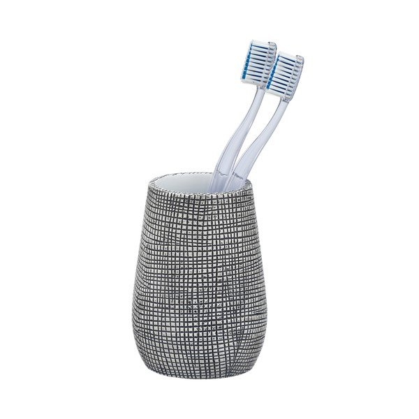 Šedý kelímek na kartáčky Wenko Gilba-image-2