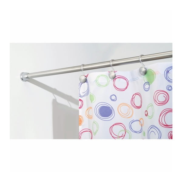 Teleskopická rozpěrná tyč na sprchový závěs iDesign Forma, maximální délka 221 cm-image-3