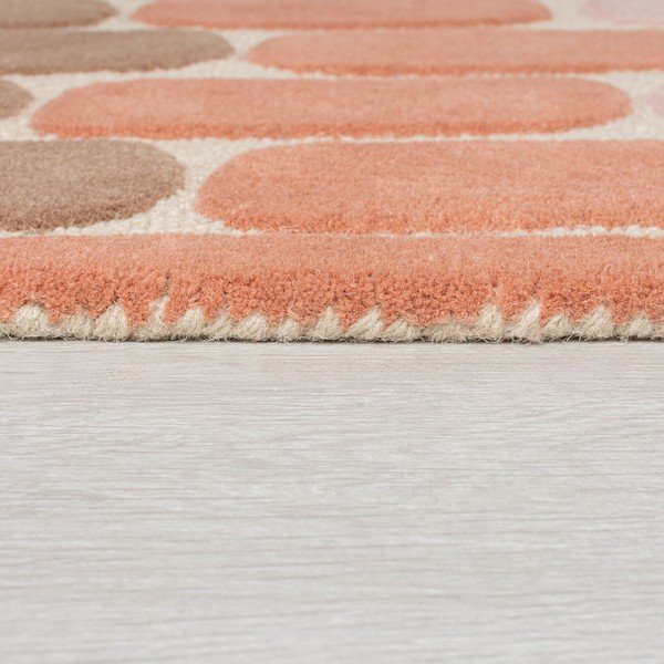 Oranžový vlněný koberec Flair Rugs Fossil, 160 x 230 cm-image-3