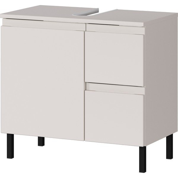 Krémová nízká skříňka pod umyvadlo 60x56 cm Salinas – Germania-image-2