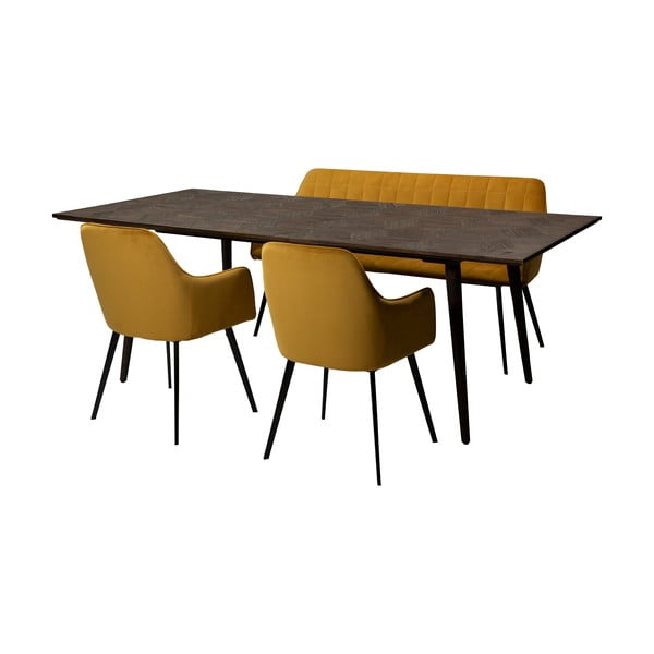 Jídelní stůl v dekoru jilmu 100x220 cm Diamond – DAN-FORM Denmark-image-4