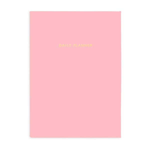 Růžový denní plánovač Ohh Deer Baby Pink, 380 stránek