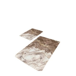 Hnědé koupelnové předložky v sadě 2 ks 60x100 cm – Mila Home