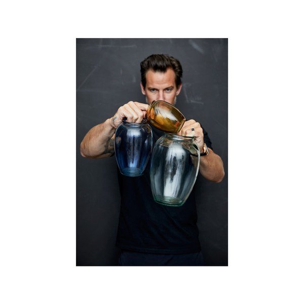 Zelená skleněná váza Bitz Kusintha, ø 17,5 cm-image-3