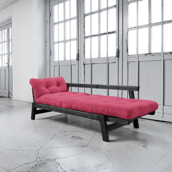 Rozkládací pohovka Karup Step Black/Magenta-image-3