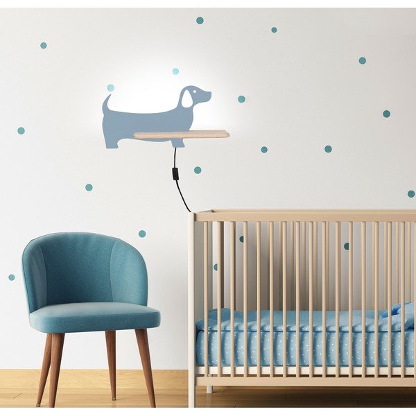 Modré dětské svítidlo Dog – Candellux Lighting-image-1