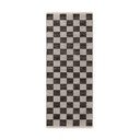 Černý/krémový ručně tkaný běhoun s příměsí juty 80x200 cm Rex – Hanse Home