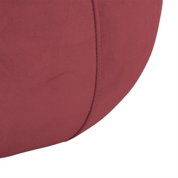 Korálově růžový sametový puf Actona Mie, ⌀ 60 cm-image-3