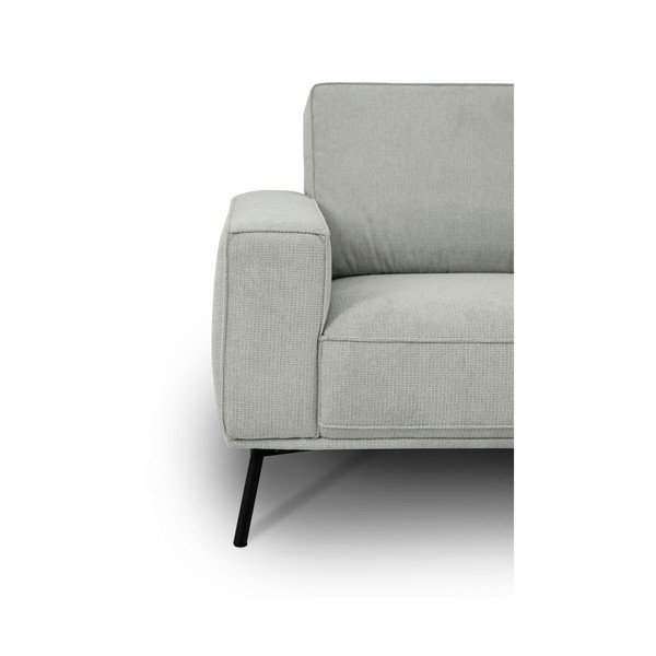 Světle šedá žinylková rohová pohovka (pravý roh/do L) Amsterdam – Scandic-image-4