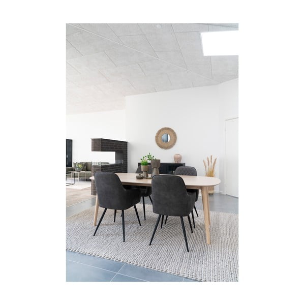 Krémový vlněný koberec 160x230 cm Mandi – House Nordic-image-2