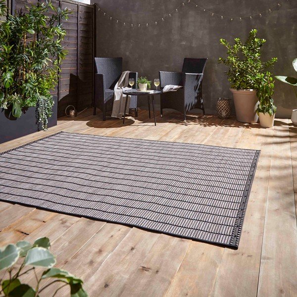 Tmavě šedý venkovní koberec 160x220 cm Santa Monica – Think Rugs-image-2