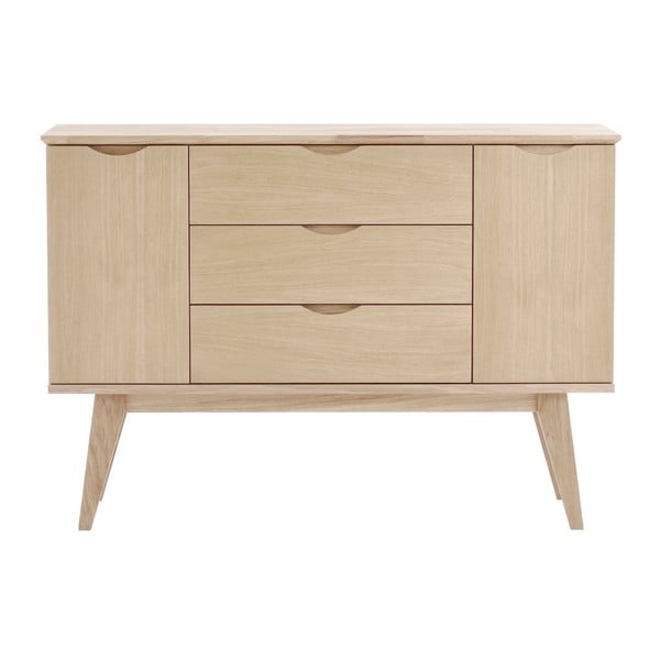 Matně lakovaná komoda v dubovém dekoru Rowico Filippa