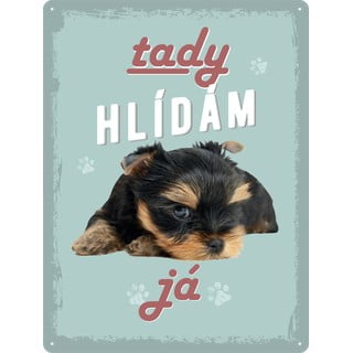 Nástěnná dekorativní cedule Postershop Puppy