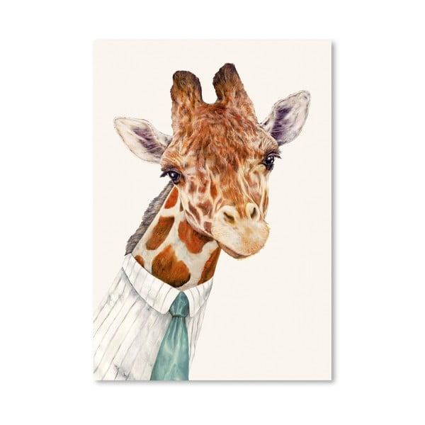 Plakát Mr. Giraffe, 30x42 cm
