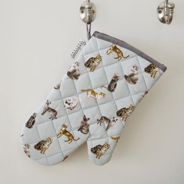 Utěrky, zástěra a chňapka v sadě 5 ks Curious Cats – Cooksmart ®-image-3