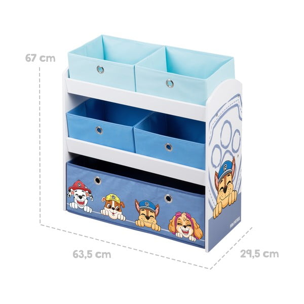 Dětský organizér na hračky  63.5x29.5x67 cm Paw Patrol – Roba-image-2