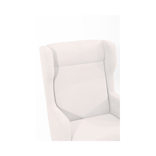 Krémové křeslo ušák Max Winzer Bennet Suede-image-1