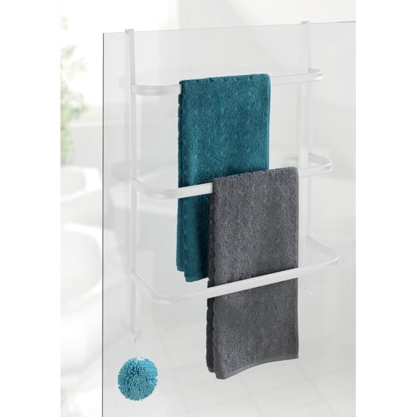 Matně bílý závěsný ocelový držák na ručníky Irpinia – Wenko-image-2