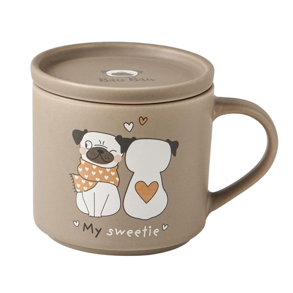 Béžovo-světle hnědé porcelánové hrnky v sadě 2 ks 35 ml – Brandani-image-2