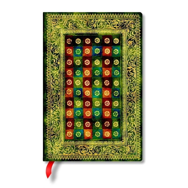 Zápisník s tvrdou vazbou Paperblanks Verde, 9,5 x 14 cm