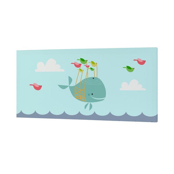 Nástěnný obrázek Baleno Whale Ride, 27 x 54 cm