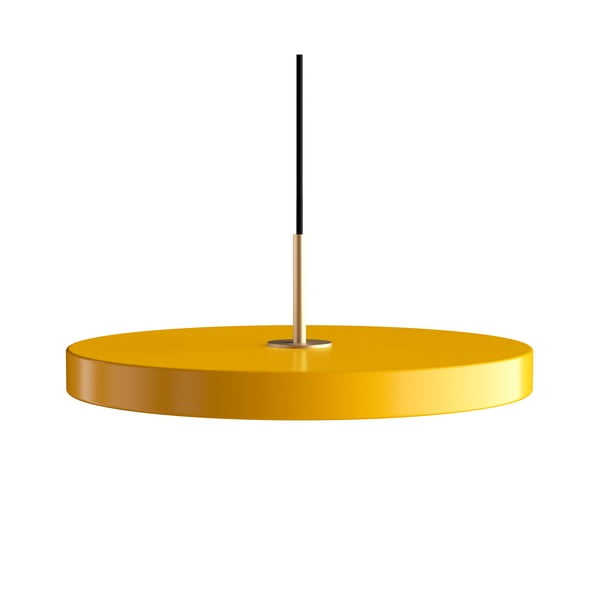Žluté LED závěsné svítidlo s kovovým stínidlem ø 43 cm Asteria – UMAGE