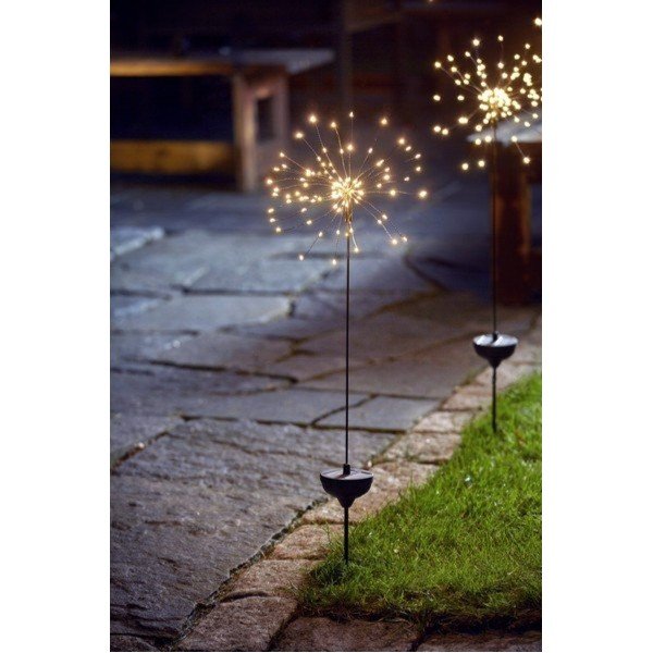 Venkovní solární LED svítidlo s bílými diodami Star Trading Firework, výška 100 cm-image-2
