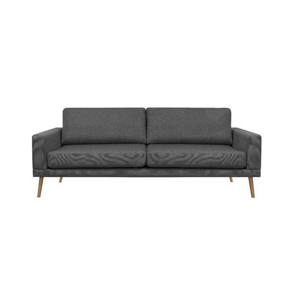 Tmavě šedá trojmístná pohovka Windsor & Co Sofas Vega