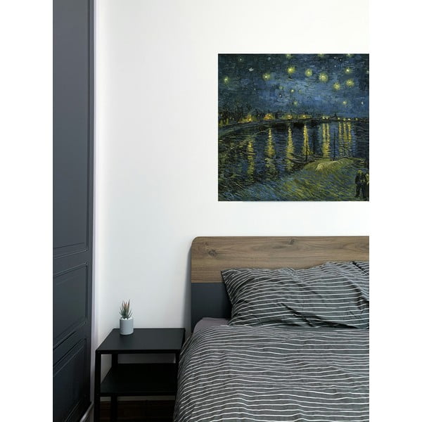 Obraz - reprodukce 90x70 cm The Starry Night, Vincent van Gogh – Fedkolor-image-1