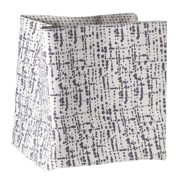 Šedý textilní koš Cosy & Trendy Magic, 40 x 30 x 34 cm
