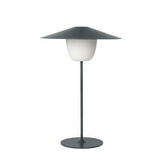 Tmavě šedá střední led lampa Blomus Ani Lamp