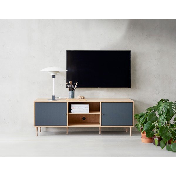 TV komoda podýhovaná dubem Mistral 232-image-1