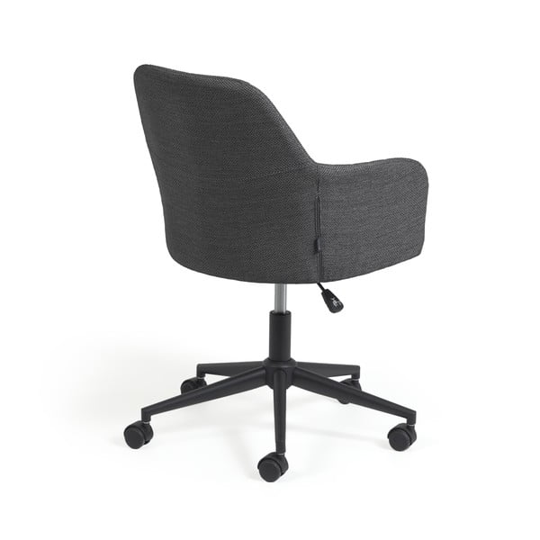 Tmavě šedá kancelářské židle Kave Home Madina-image-4